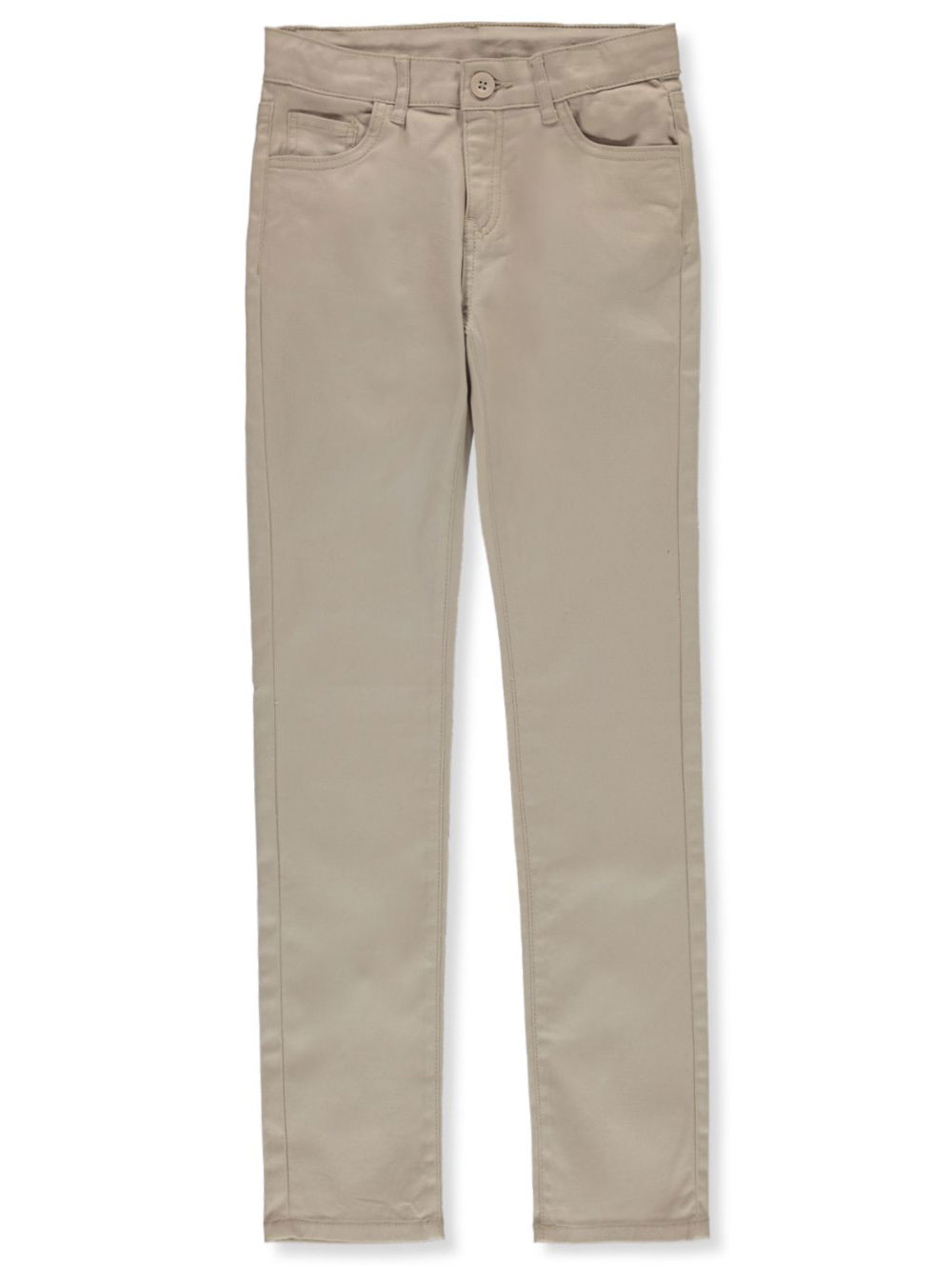 Flamehead Skate Girls' Skinny Pants Color: khaki Size: 10 - Picture 4 of 4
