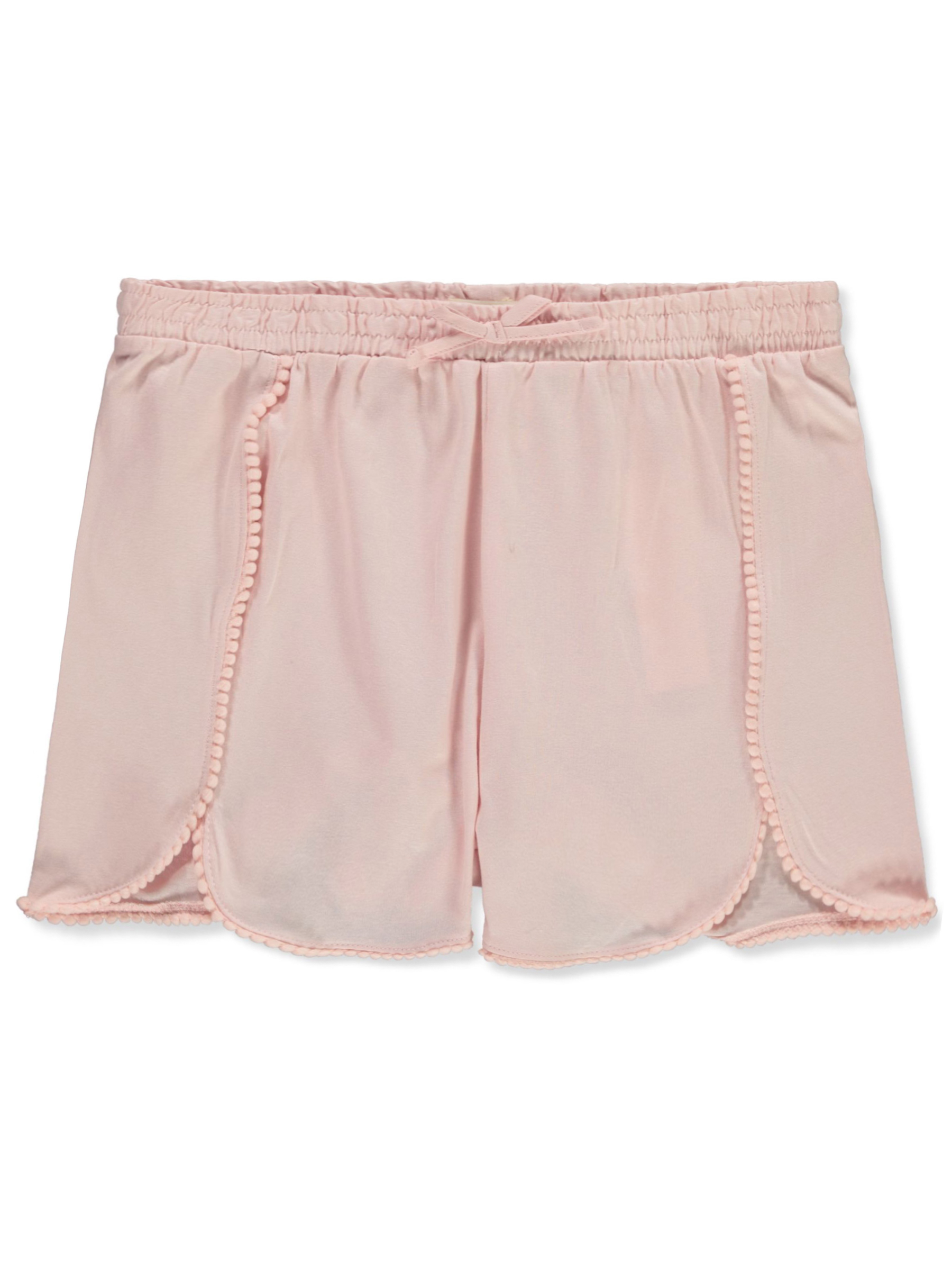 Cookie's Girls' Knit Pom Varsity Shorts Color: black Size: 12 - Picture 7 of 17