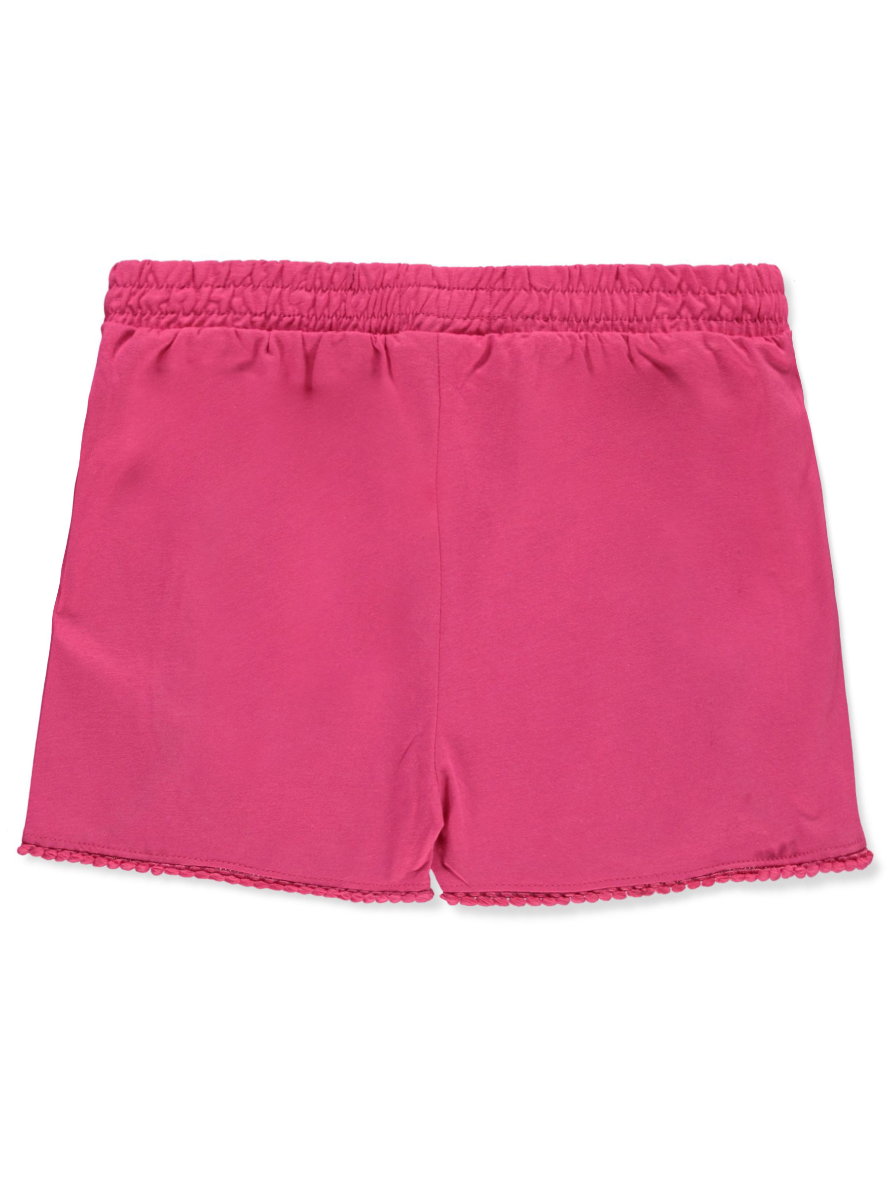Cookie's Girls' Knit Pom Varsity Shorts Color: black Size: 12 - Picture 17 of 17