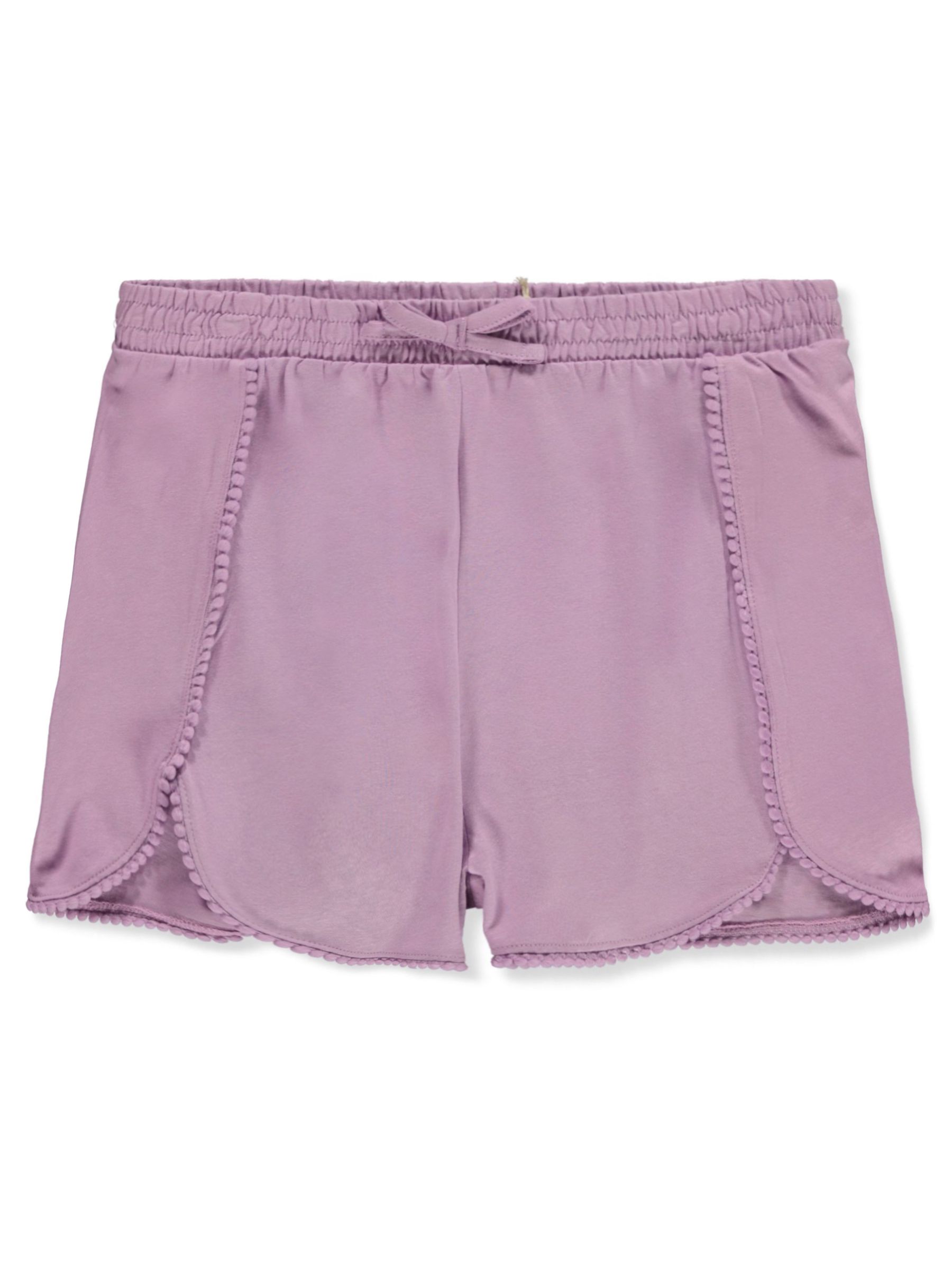 Cookie's Girls' Knit Pom Varsity Shorts Color: black Size: 12 - Picture 10 of 17
