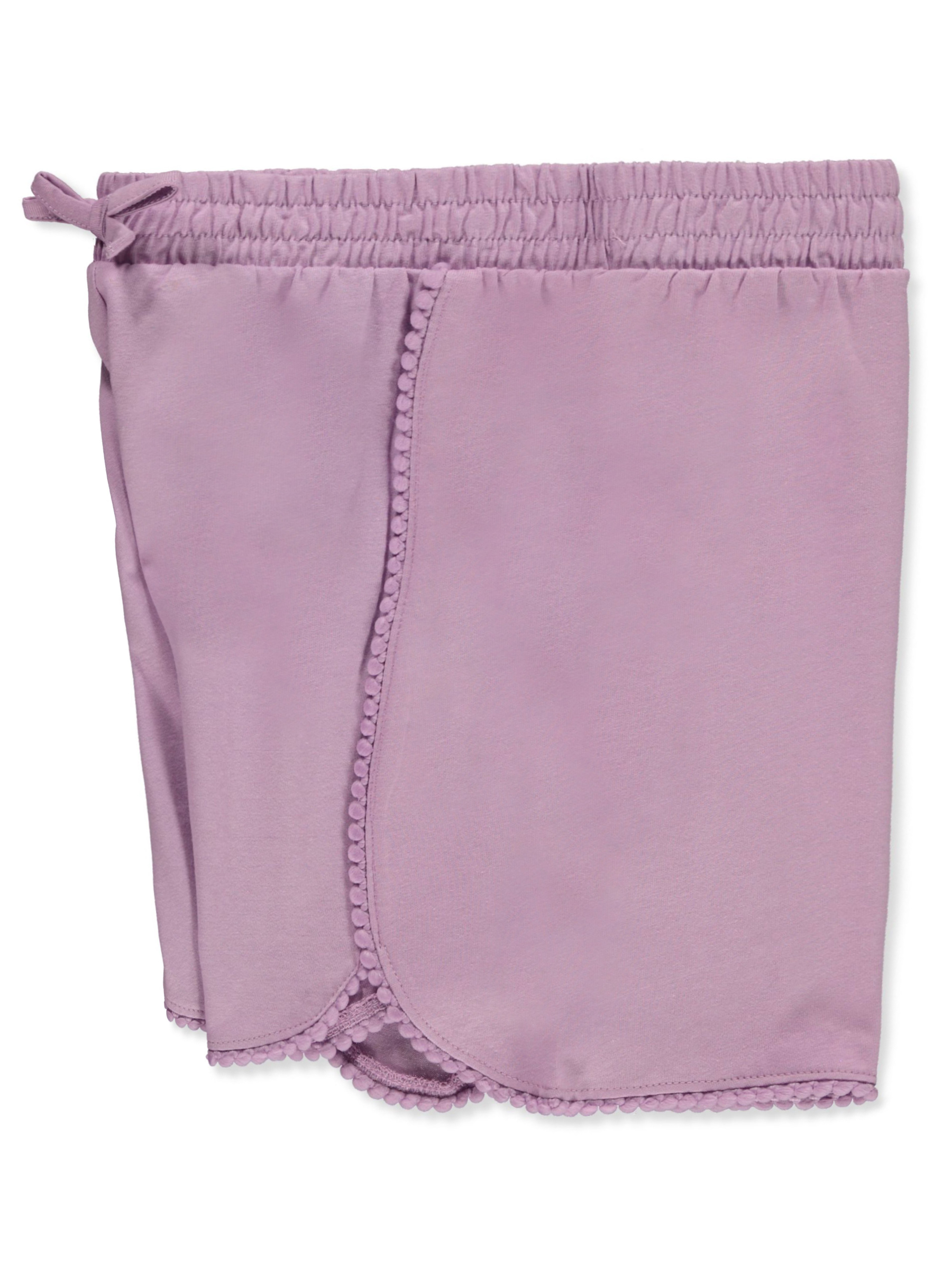 Cookie's Girls' Knit Pom Varsity Shorts Color: black Size: 12 - Picture 11 of 17