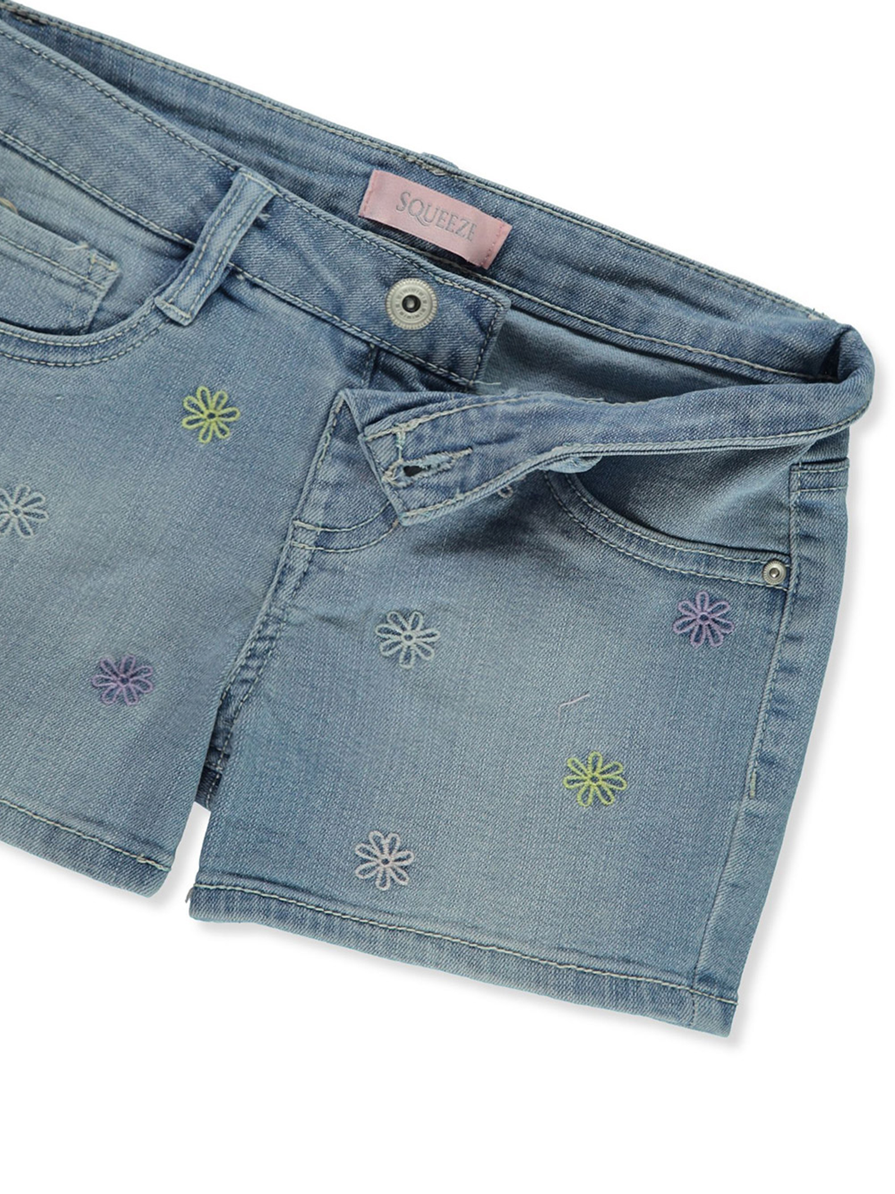 Squeeze Girls' Daisy Denim Shorts - Picture 5 of 9