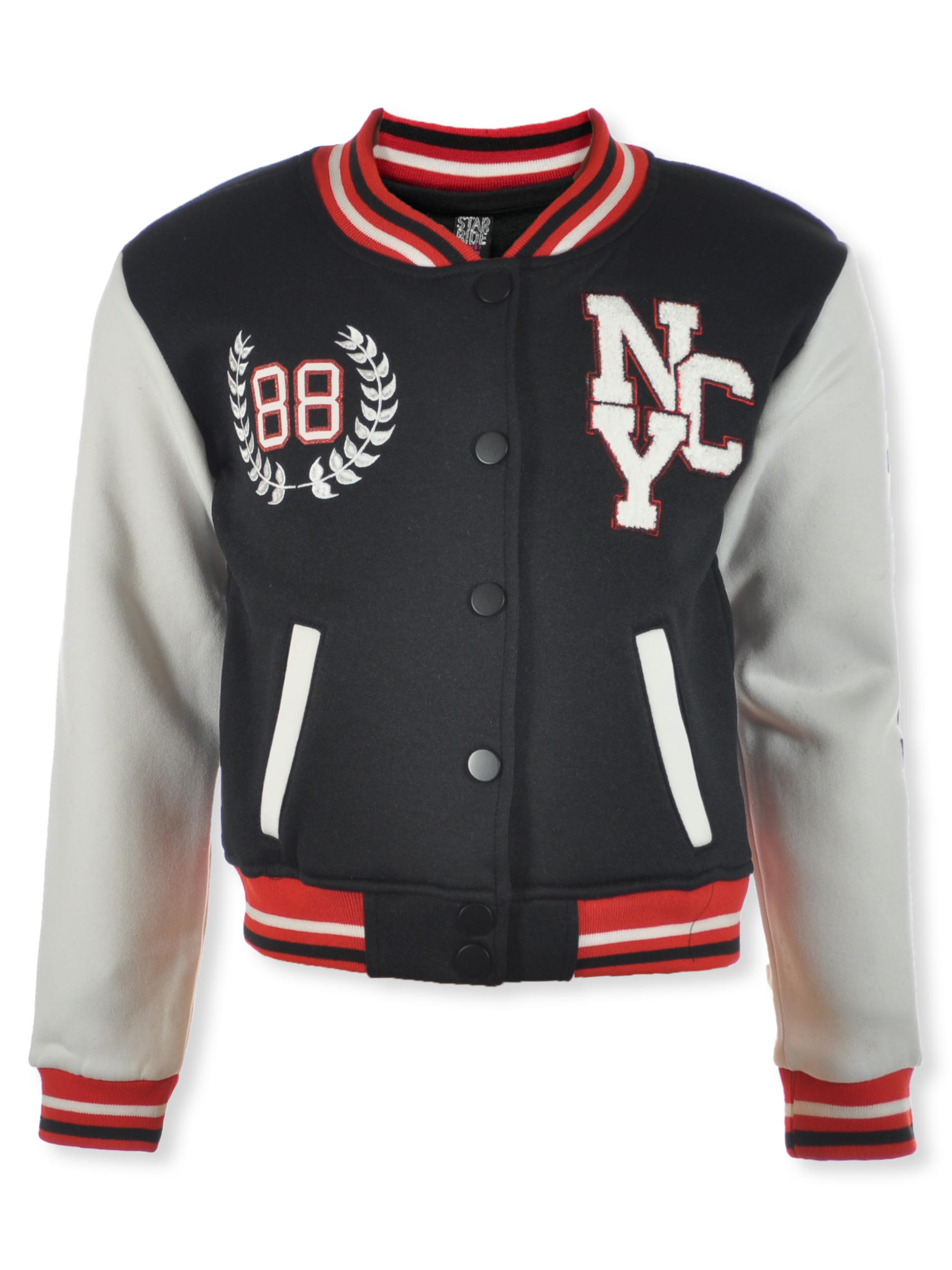 Star Ride Girls' Varsity Jacket - Picture 4 of 9