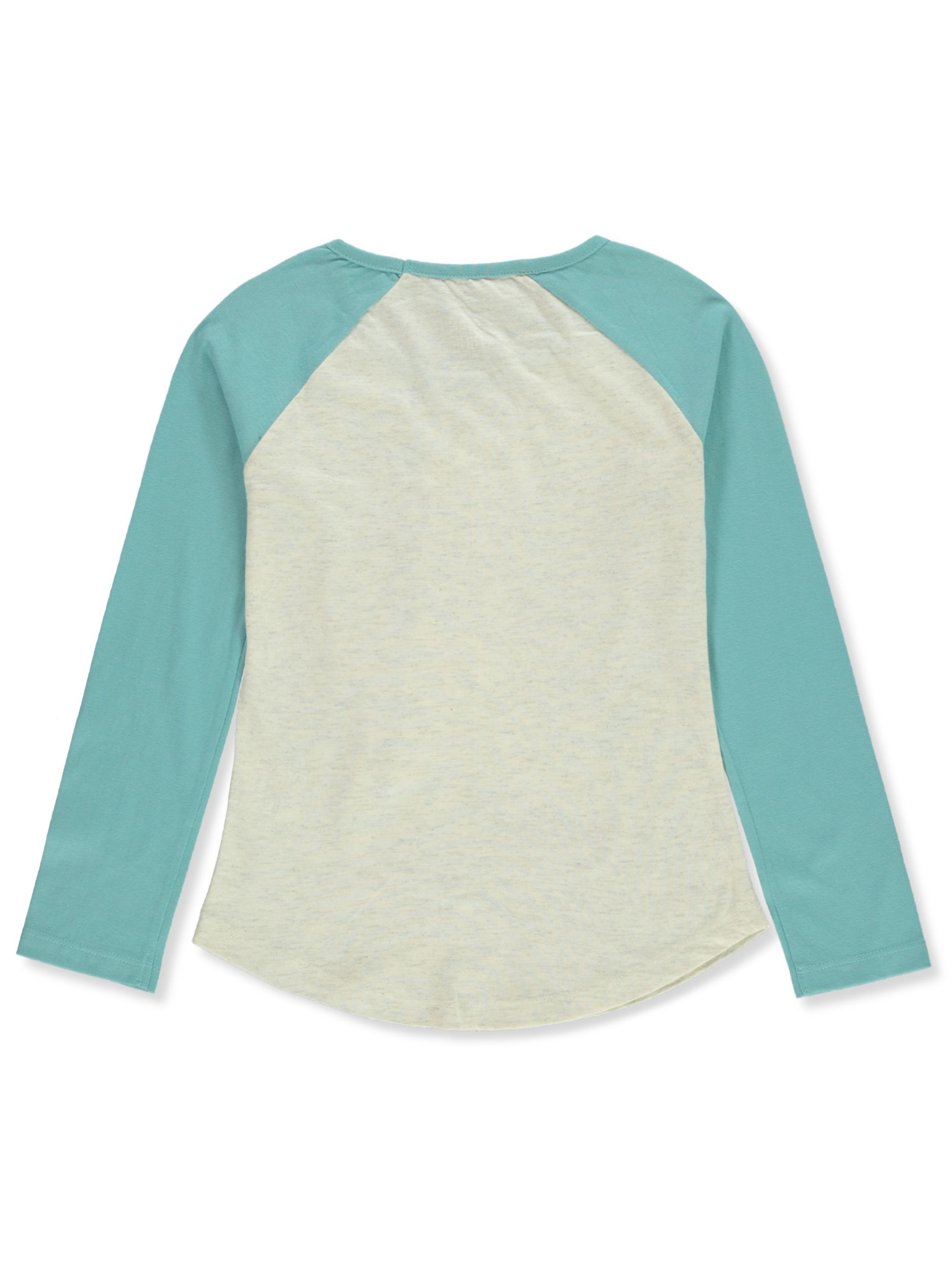 Star Ride Girls' L/S Raglan Flip Sequin Shirt - Picture 5 of 6