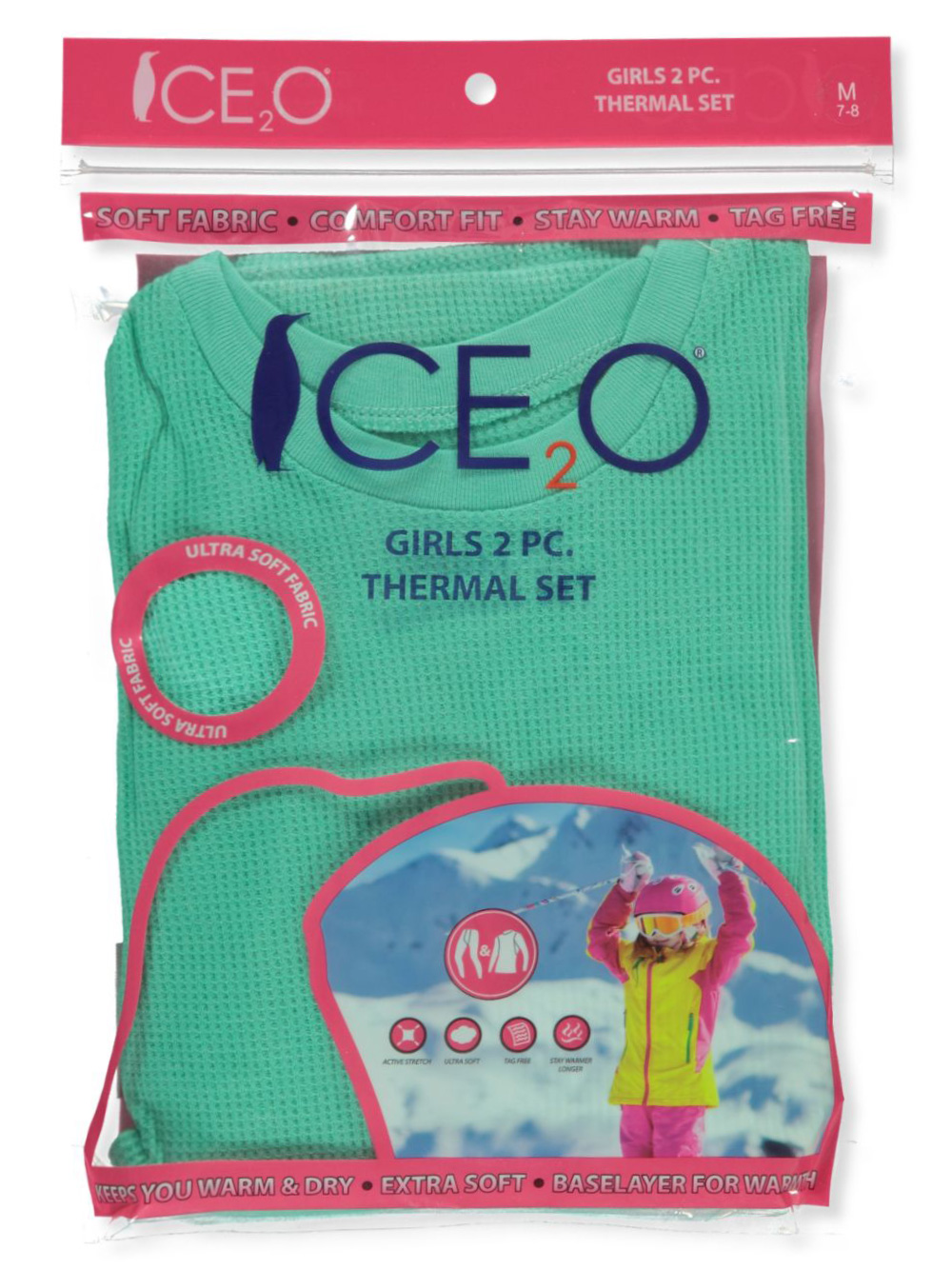 Ice2O Conjunto de ropa interior térmica larga de 2 piezas para niñas - Imagen 16 de 23