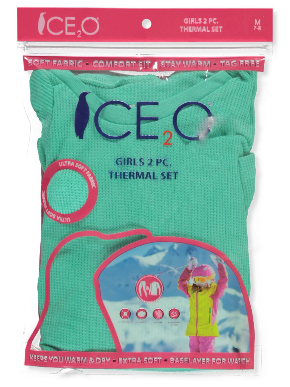 Ice2O Conjunto de ropa interior térmica larga de 2 piezas para niñas - Imagen 15 de 23