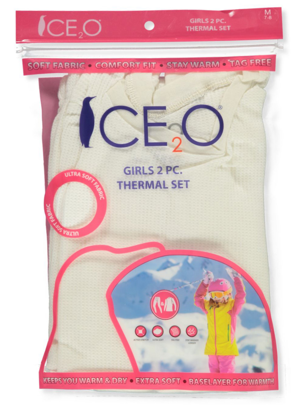 Ice2O Conjunto de ropa interior térmica larga de 2 piezas para niñas - Imagen 19 de 23