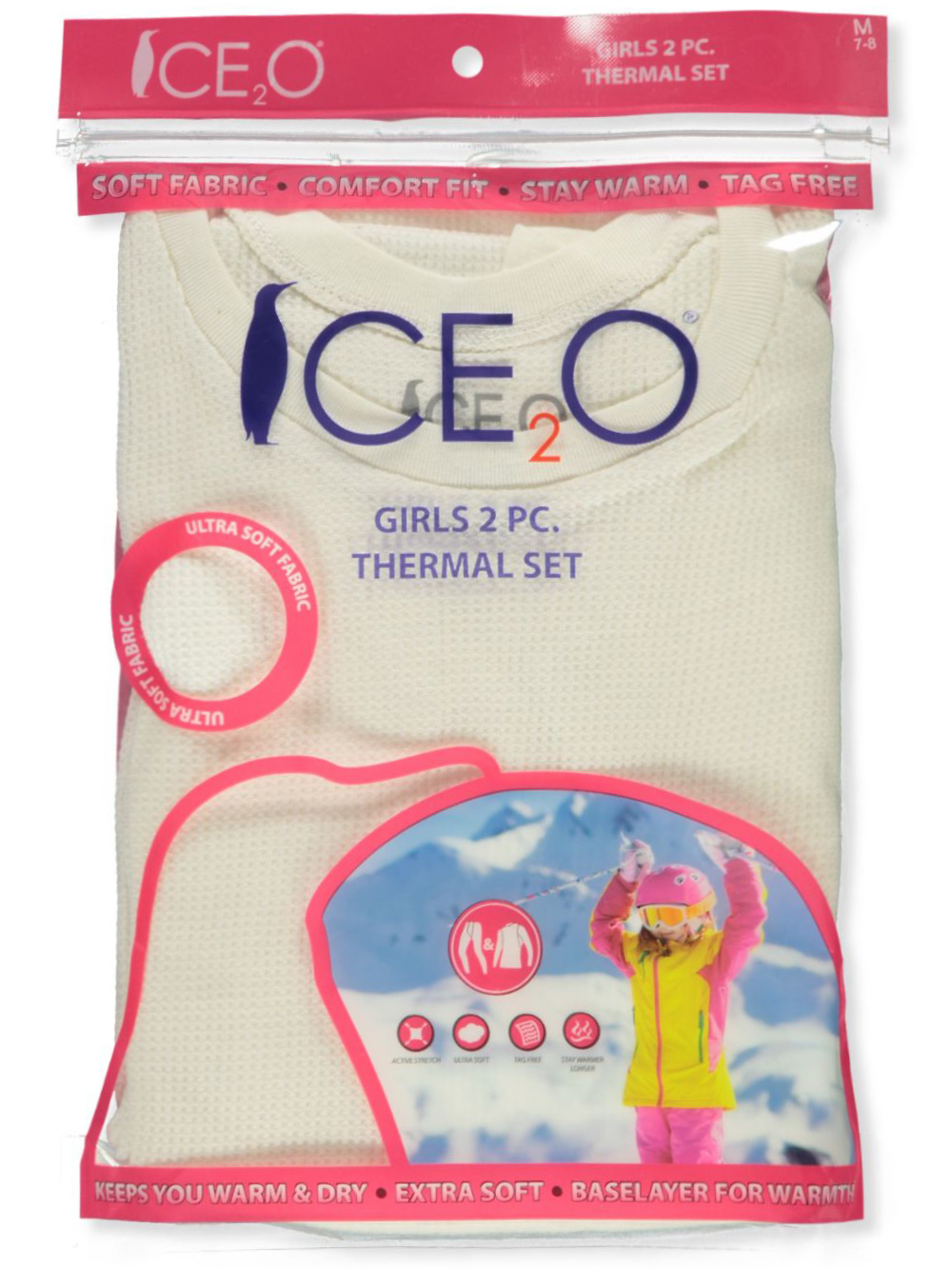 Ice2O Conjunto de ropa interior térmica larga de 2 piezas para niñas - Imagen 20 de 23