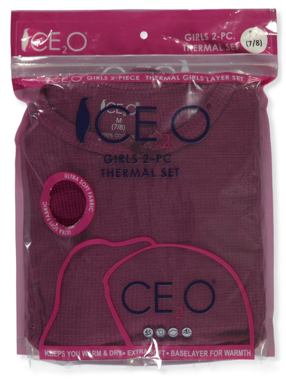 Ice2O Conjunto de ropa interior térmica larga de 2 piezas para niñas - Imagen 21 de 23
