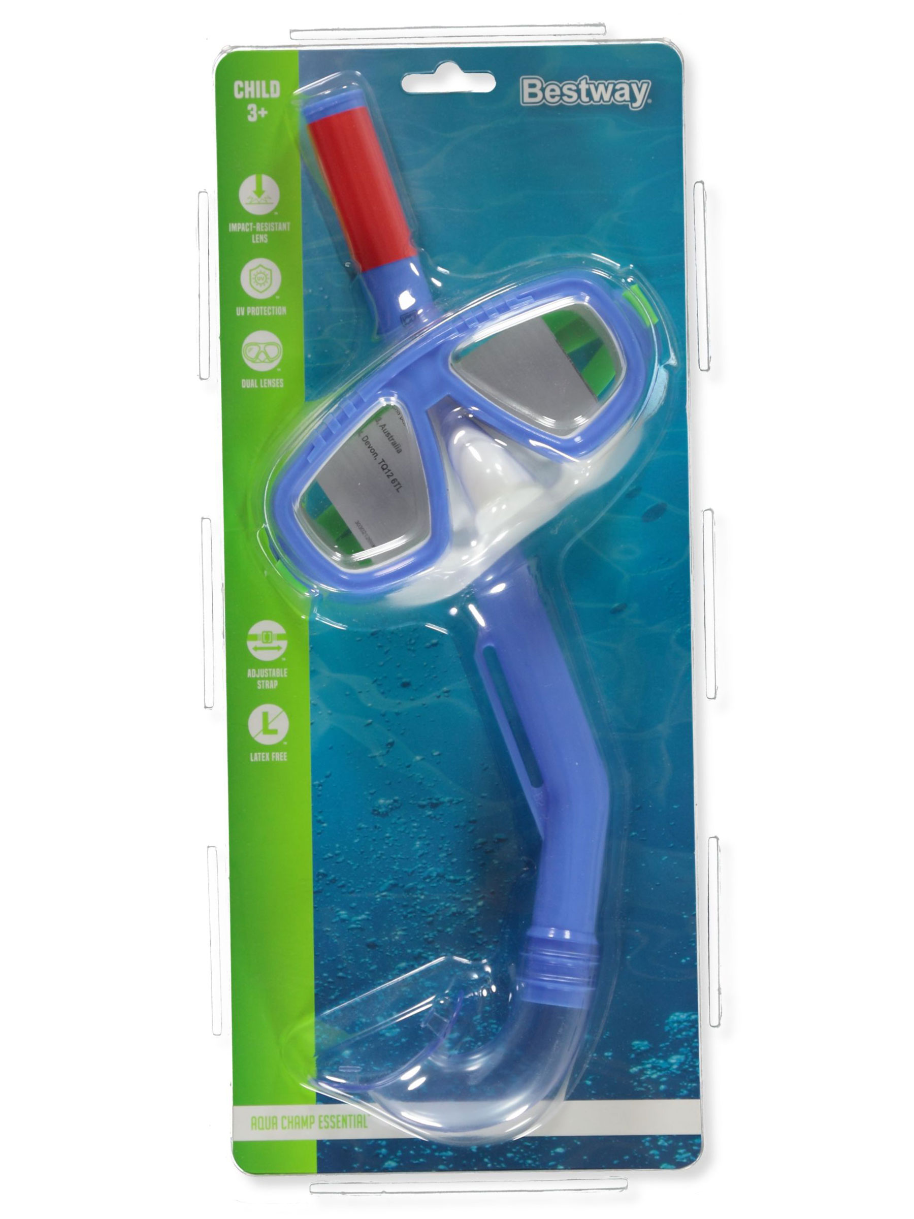 Bestway 2-Piece Snorkel Swim Mask Set Ages 3+