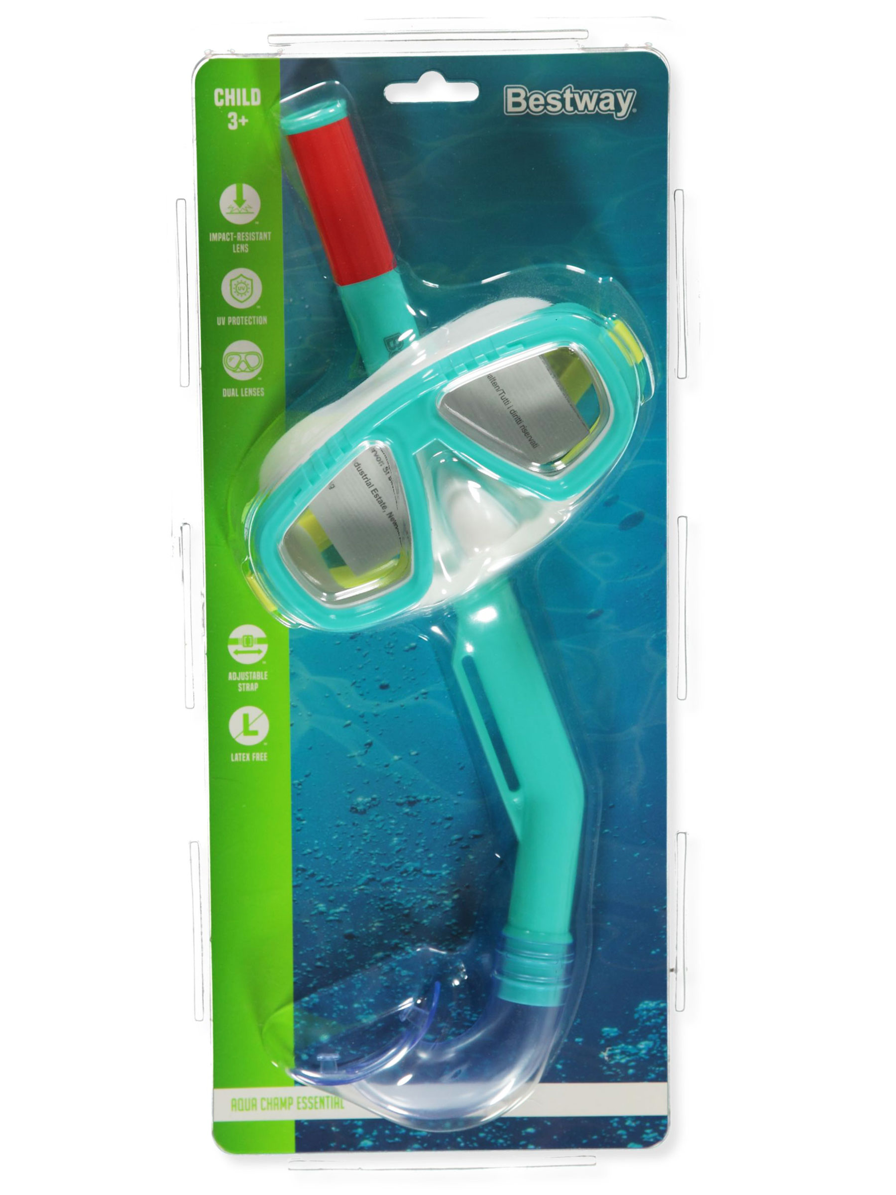 Bestway 2-Piece Snorkel Swim Mask Set Ages 3+